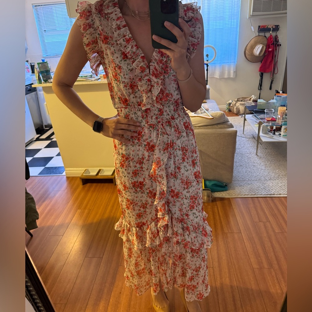 Misa floral maxi dress